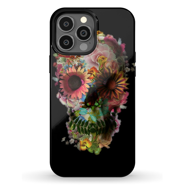 iPhone 13 Pro Max StrongFit Skull 2 Black by Ali Gulec