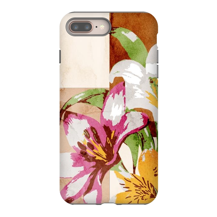 iPhone 7 plus StrongFit Floral Insiration by Creativeaxle