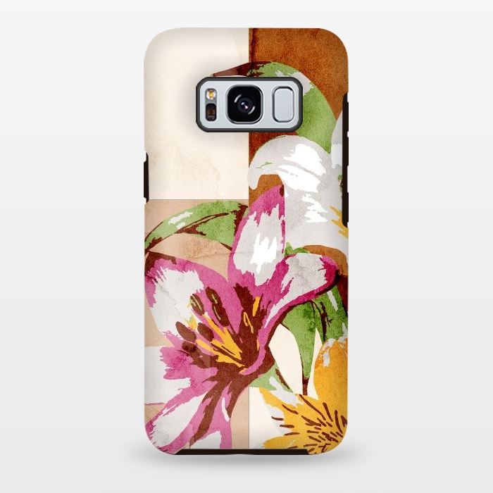 Galaxy S8 plus StrongFit Floral Insiration by Creativeaxle