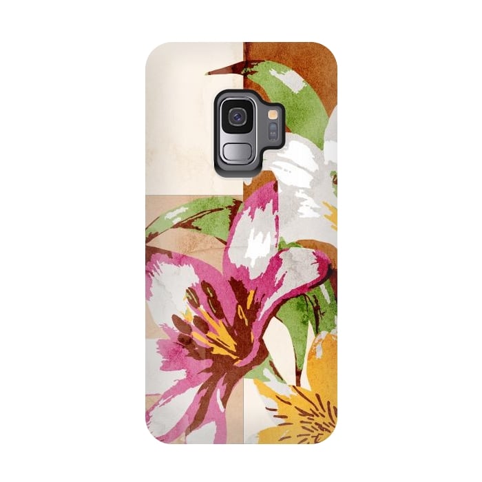 Galaxy S9 StrongFit Floral Insiration by Creativeaxle