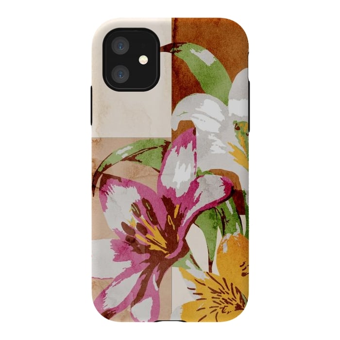 iPhone 11 StrongFit Floral Insiration by Creativeaxle