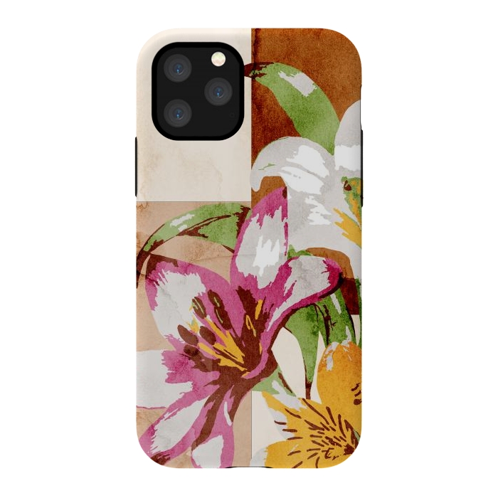 iPhone 11 Pro StrongFit Floral Insiration by Creativeaxle