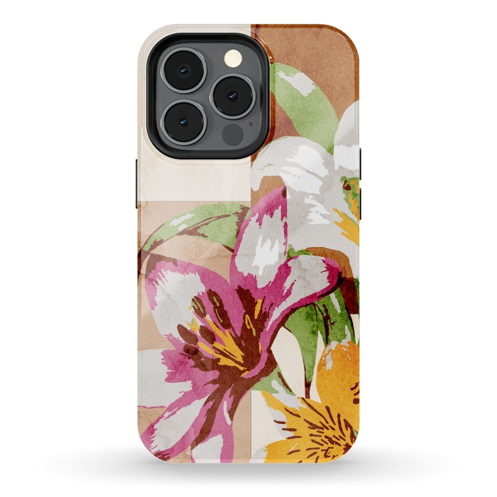 iPhone 13 pro StrongFit Floral Insiration by Creativeaxle