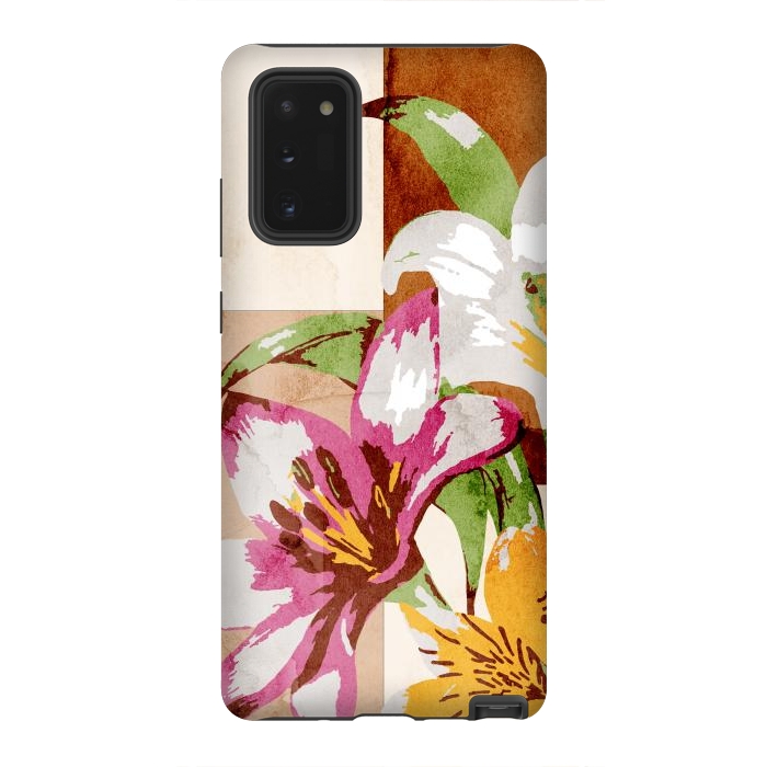 Galaxy Note 20 StrongFit Floral Insiration by Creativeaxle