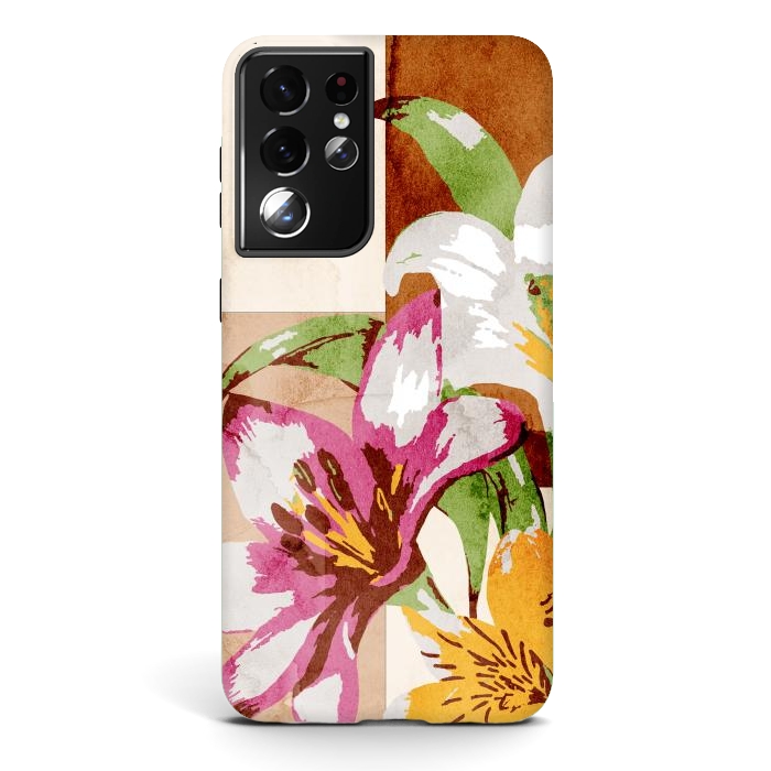 Galaxy S21 ultra StrongFit Floral Insiration by Creativeaxle