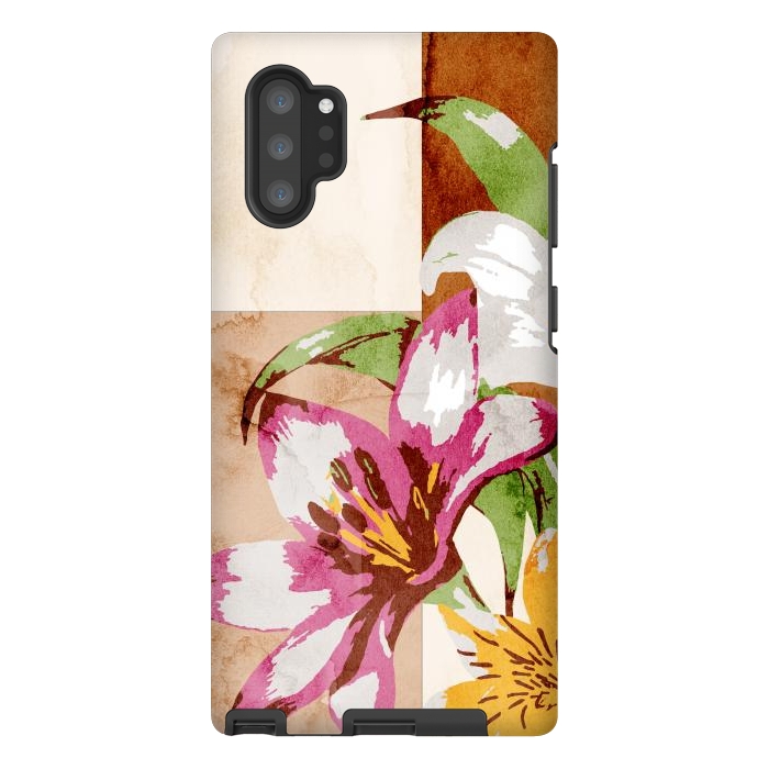 Galaxy Note 10 plus StrongFit Floral Insiration by Creativeaxle