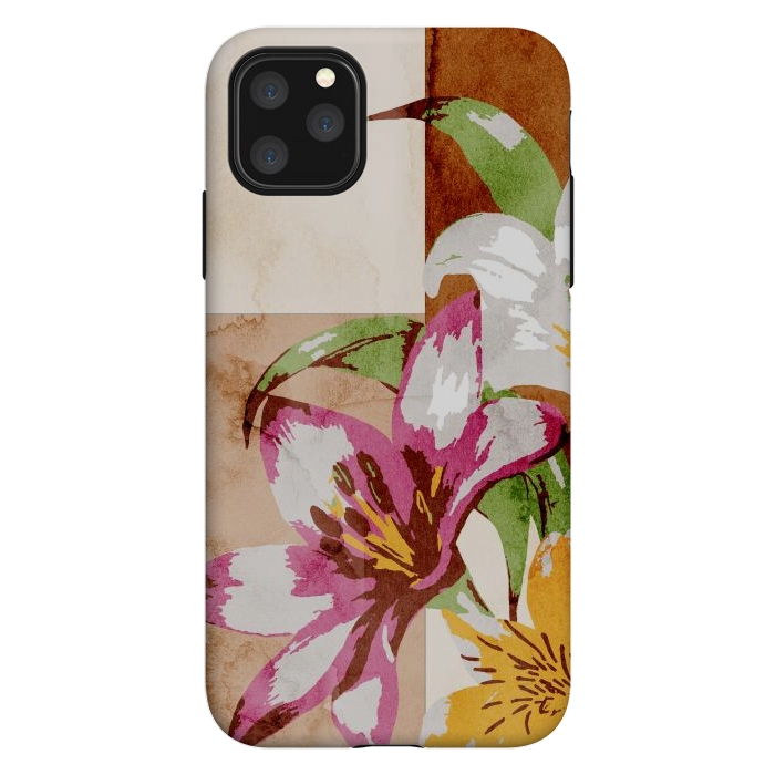 iPhone 11 Pro Max StrongFit Floral Insiration by Creativeaxle