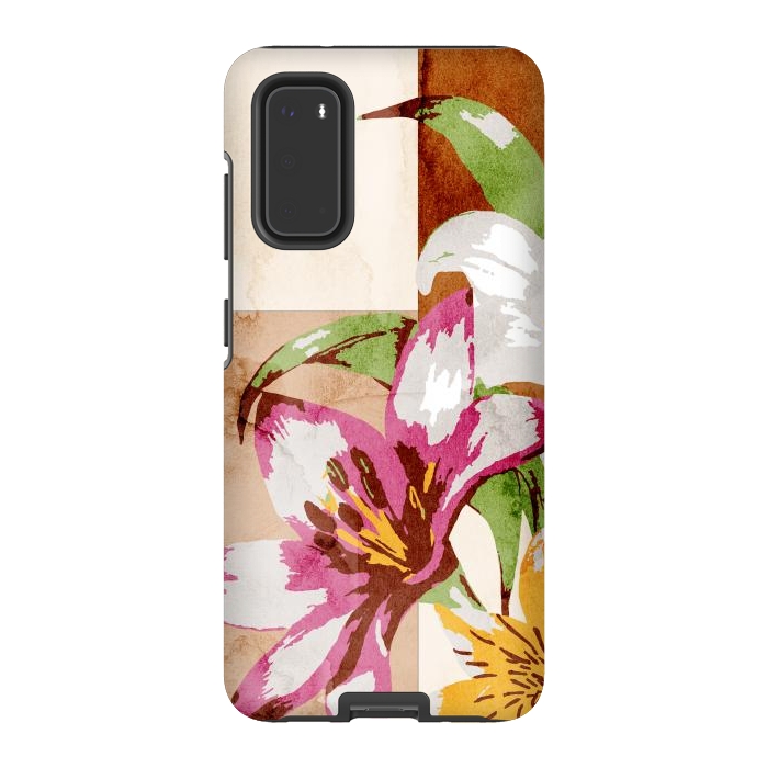Galaxy S20 StrongFit Floral Insiration by Creativeaxle
