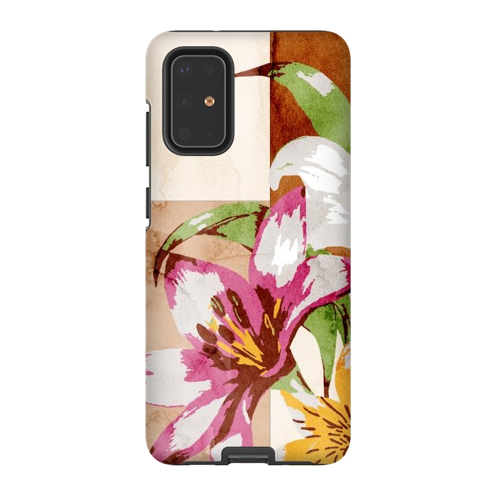 Galaxy S20 Plus StrongFit Floral Insiration by Creativeaxle