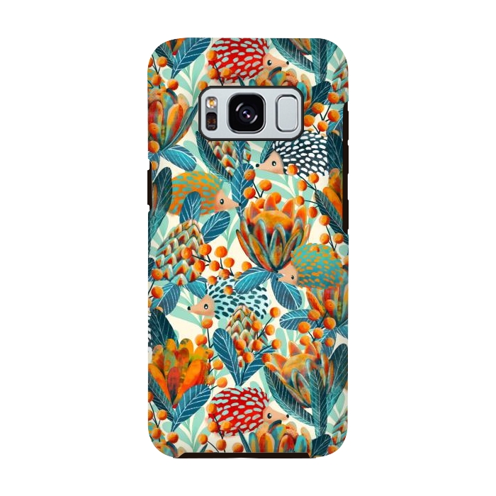 Galaxy S8 StrongFit Hiding Hedgehogs by gingerlique