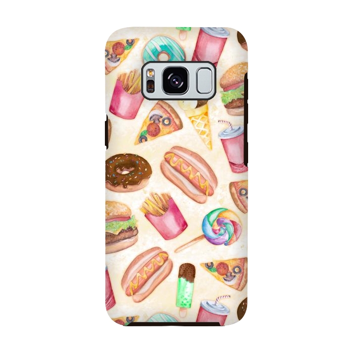 Galaxy S8 StrongFit Junk Food by gingerlique