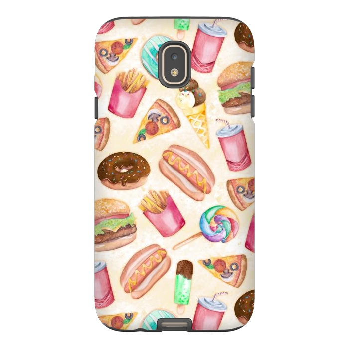 Galaxy J7 StrongFit Junk Food by gingerlique