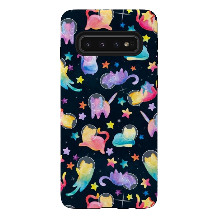 Galaxy S10 StrongFit Luna Kitty by gingerlique