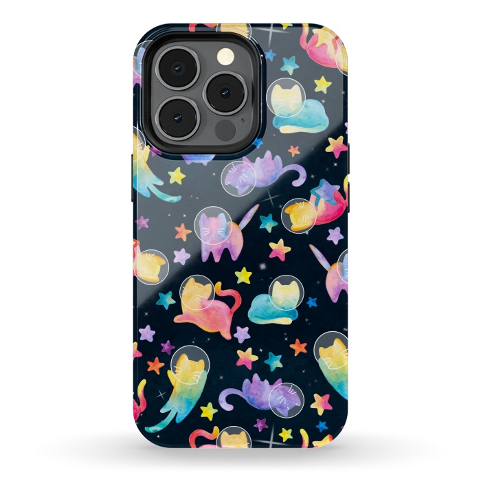 iPhone 13 pro StrongFit Luna Kitty by gingerlique