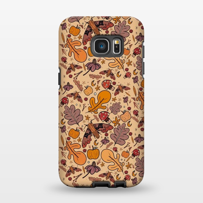 Galaxy S7 EDGE StrongFit Autumnal pattern by Steve Wade (Swade)