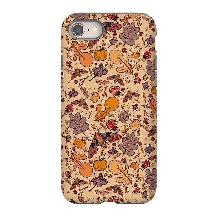 iPhone 8 StrongFit Autumnal pattern by Steve Wade (Swade)