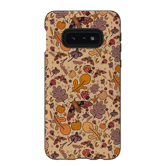 Galaxy S10e StrongFit Autumnal pattern by Steve Wade (Swade)