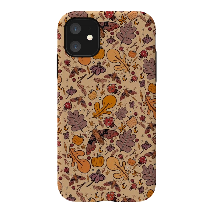 iPhone 11 StrongFit Autumnal pattern by Steve Wade (Swade)