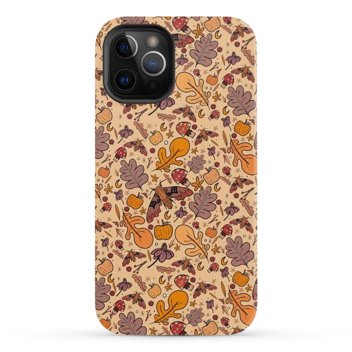 iPhone 12 Pro Max StrongFit Autumnal pattern by Steve Wade (Swade)