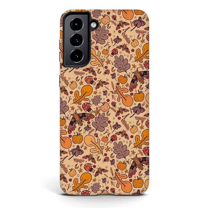 Galaxy S21 plus StrongFit Autumnal pattern by Steve Wade (Swade)