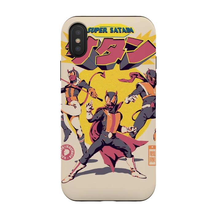 iPhone Xs / X StrongFit Super 'Satain' Squad by Ilustrata