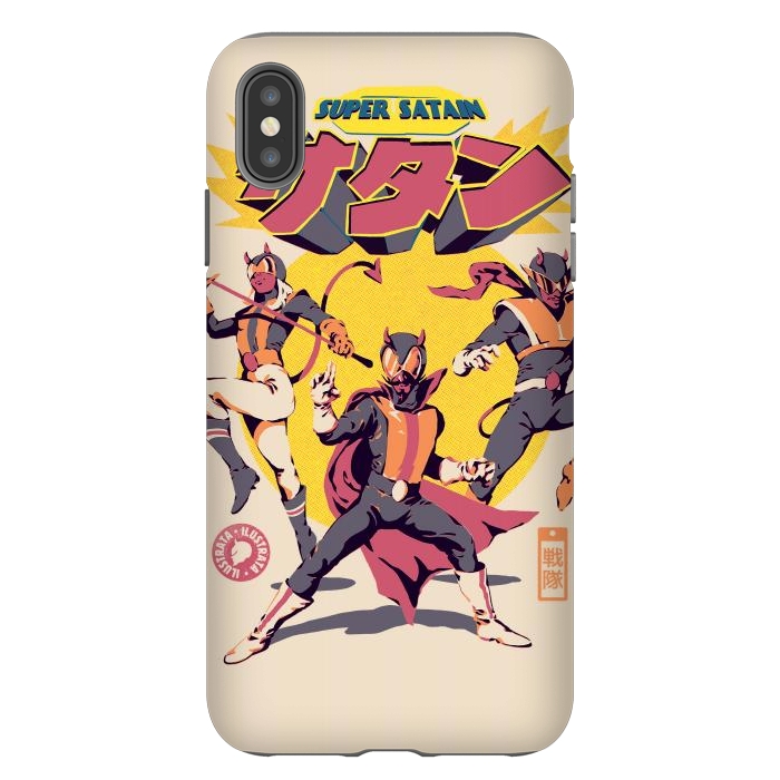 iPhone Xs Max StrongFit Super 'Satain' Squad by Ilustrata