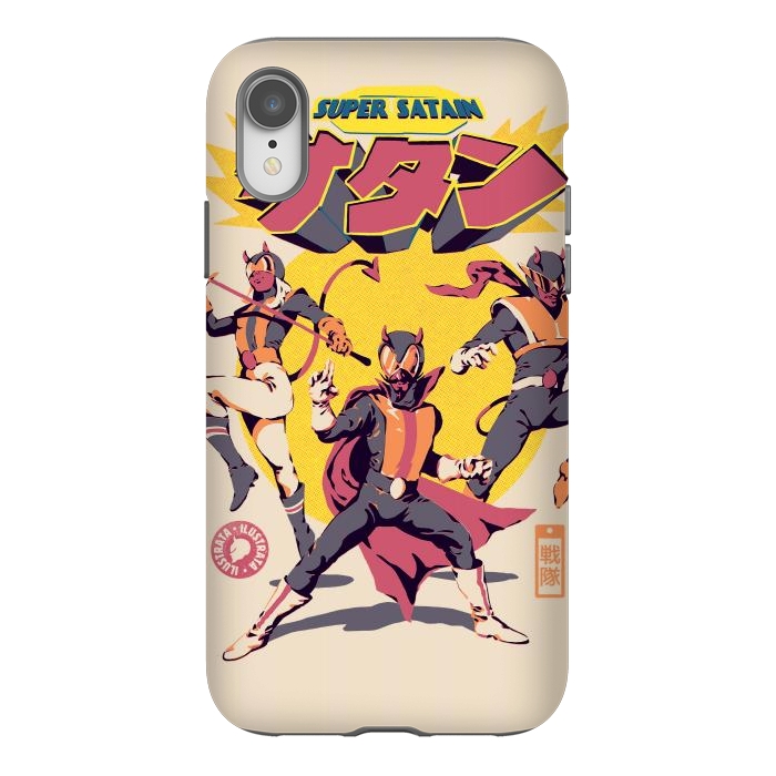 iPhone Xr StrongFit Super 'Satain' Squad by Ilustrata