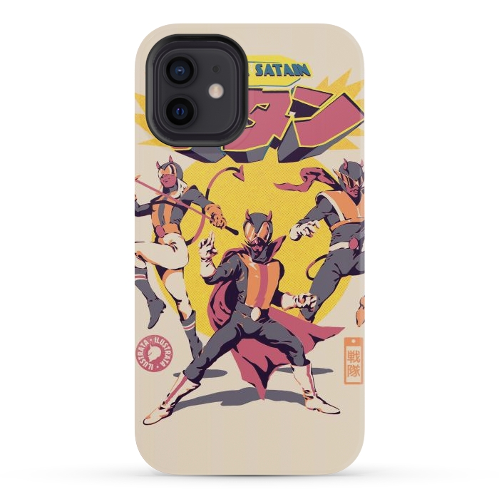 iPhone 12 mini StrongFit Super 'Satain' Squad by Ilustrata