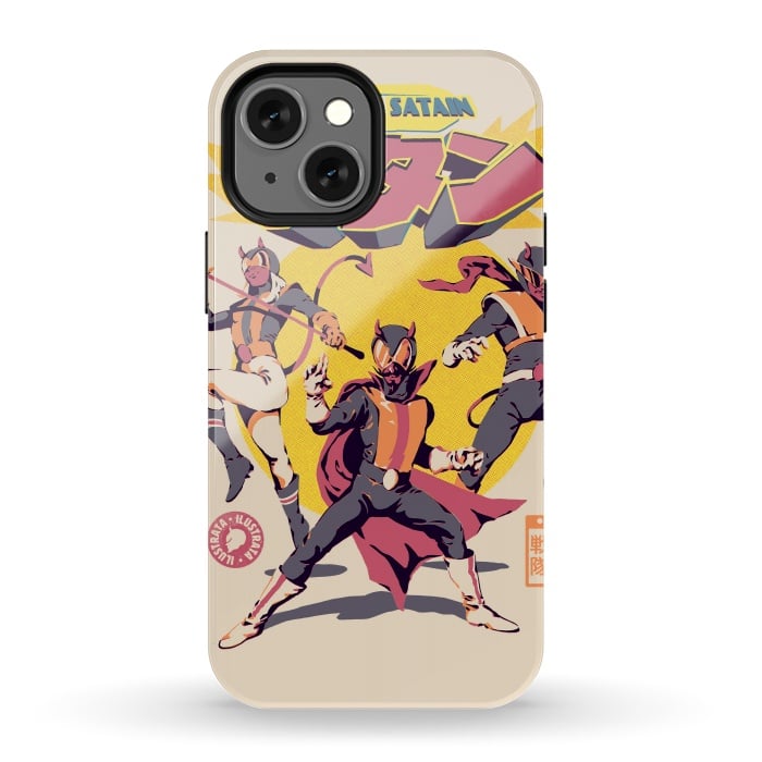 iPhone 13 mini StrongFit Super 'Satain' Squad by Ilustrata