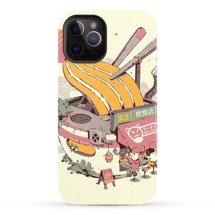 iPhone 12 Pro StrongFit Ramen Bowl Restaurant by Ilustrata