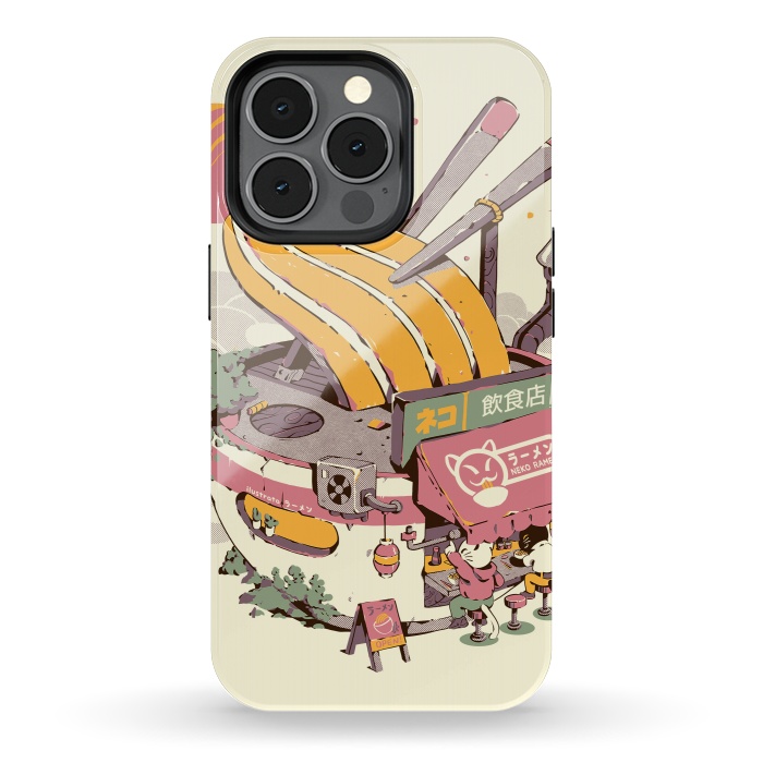 iPhone 13 pro StrongFit Ramen Bowl Restaurant by Ilustrata