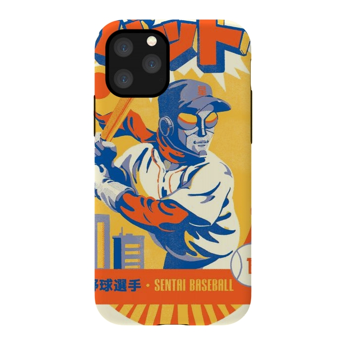 iPhone 11 Pro StrongFit Sentai Baseball League by Ilustrata
