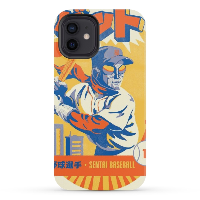 iPhone 12 mini StrongFit Sentai Baseball League by Ilustrata