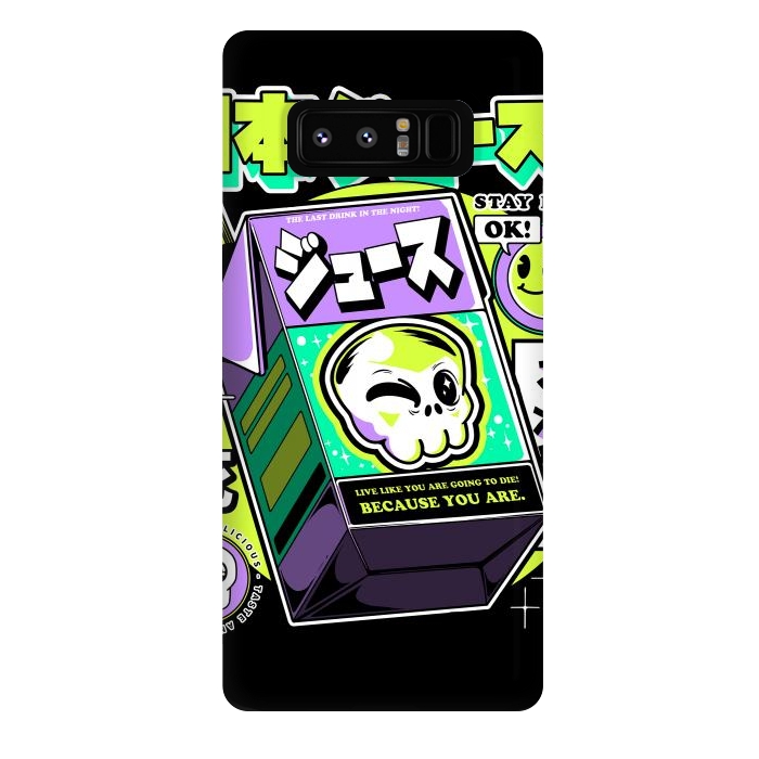Galaxy Note 8 StrongFit Japanese Juice by Ilustrata