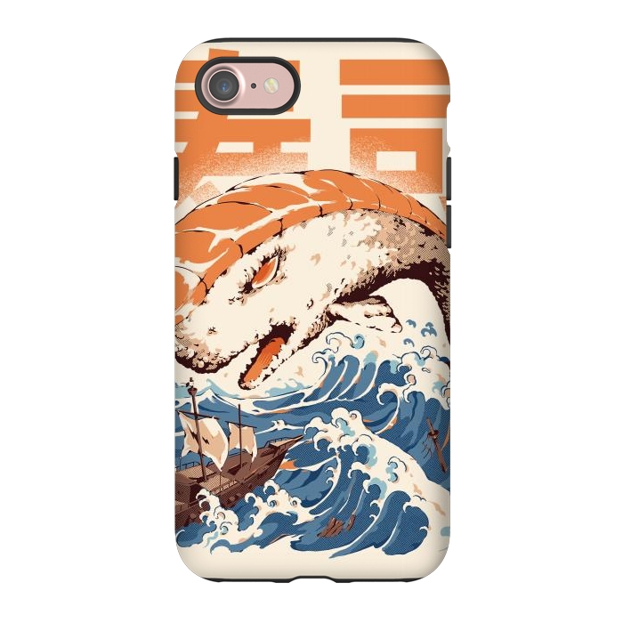 iPhone 7 StrongFit Moby Sushi by Ilustrata