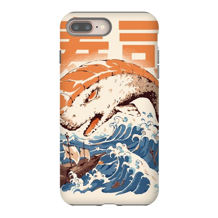 iPhone 7 plus StrongFit Moby Sushi by Ilustrata