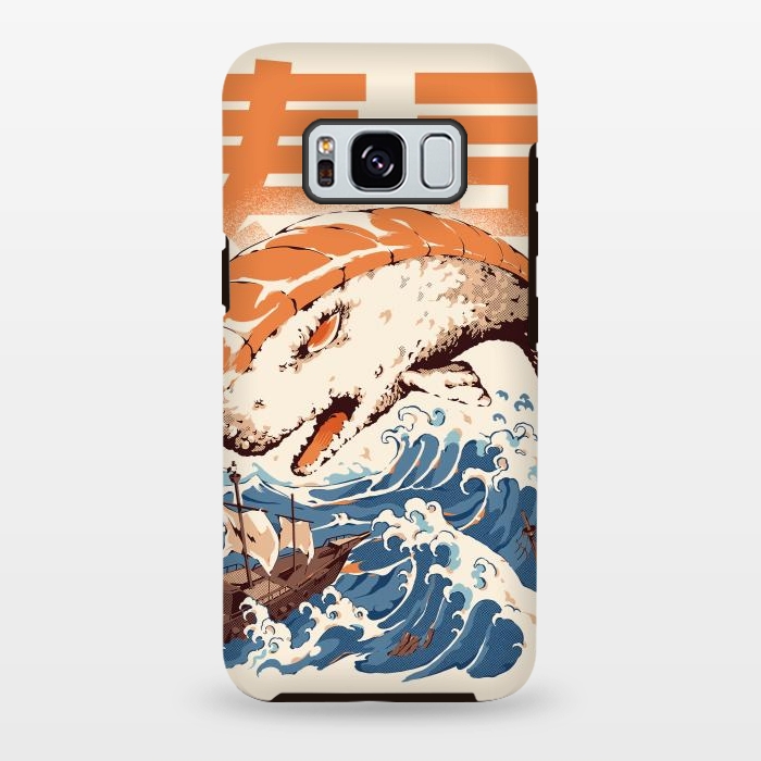 Galaxy S8 plus StrongFit Moby Sushi by Ilustrata