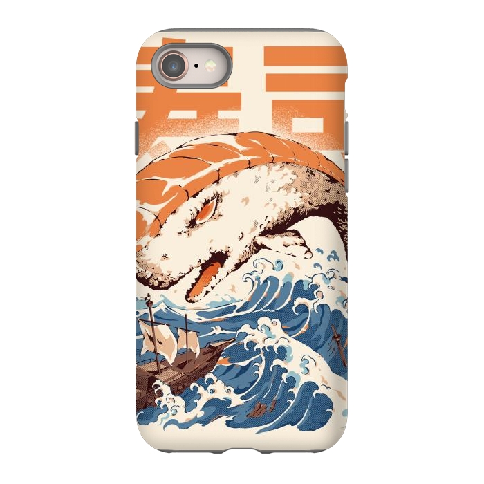 iPhone 8 StrongFit Moby Sushi by Ilustrata