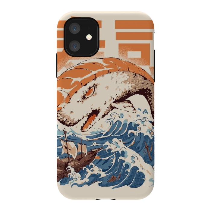 iPhone 11 StrongFit Moby Sushi by Ilustrata