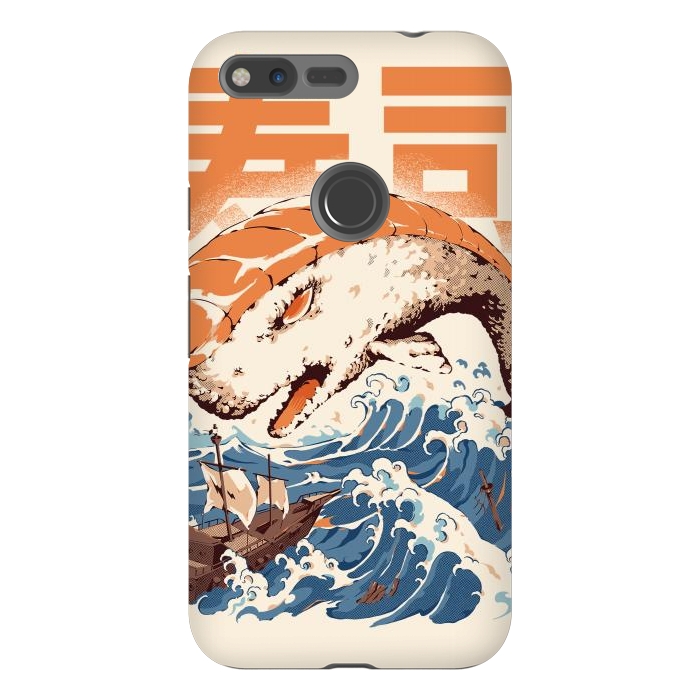 Pixel XL StrongFit Moby Sushi by Ilustrata