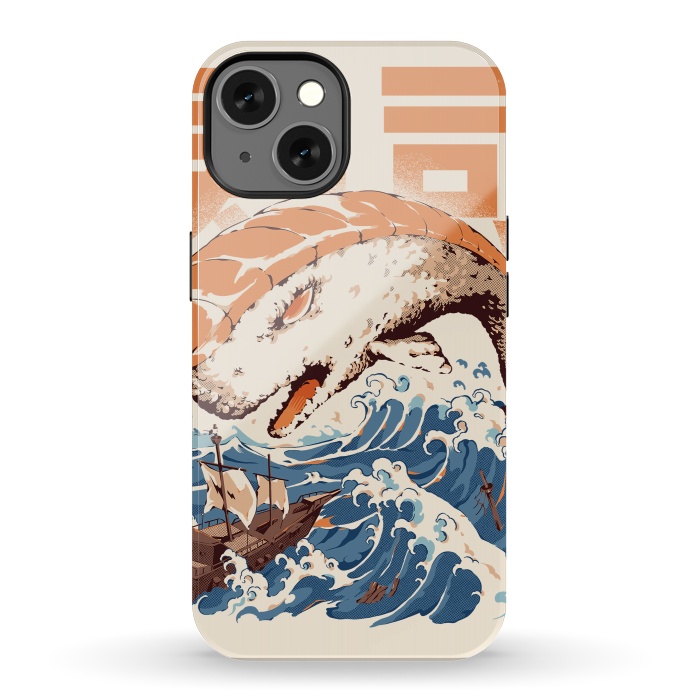 iPhone 13 StrongFit Moby Sushi por Ilustrata