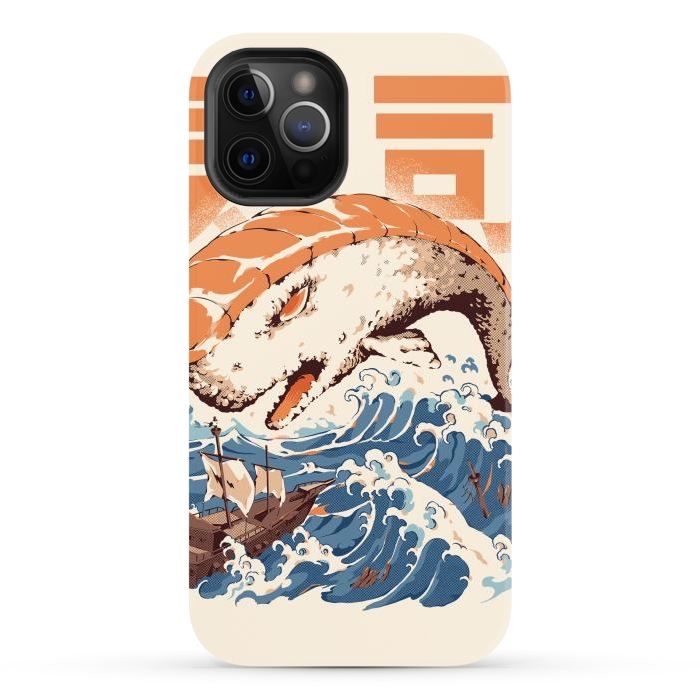 iPhone 12 Pro Max StrongFit Moby Sushi by Ilustrata
