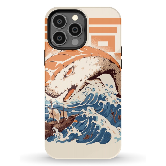 iPhone 13 Pro Max StrongFit Moby Sushi by Ilustrata