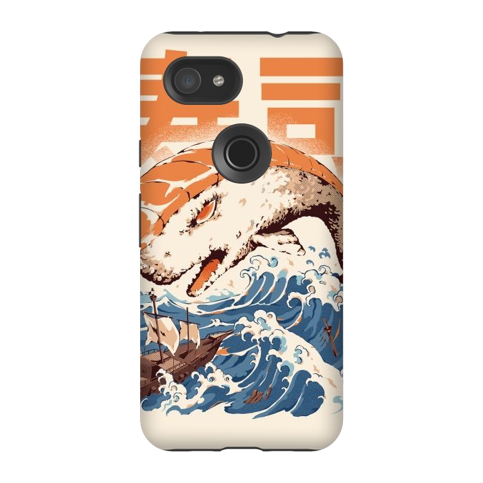 Pixel 3A StrongFit Moby Sushi by Ilustrata