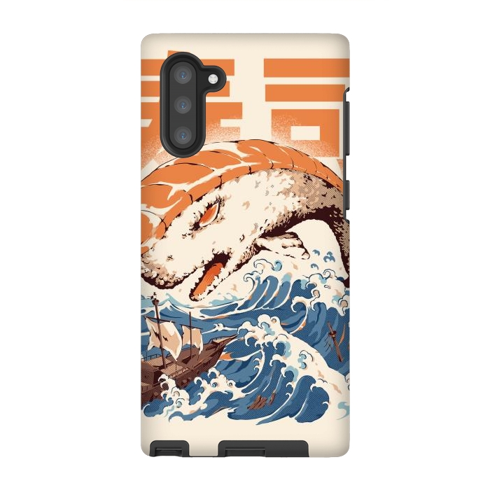 Galaxy Note 10 StrongFit Moby Sushi by Ilustrata