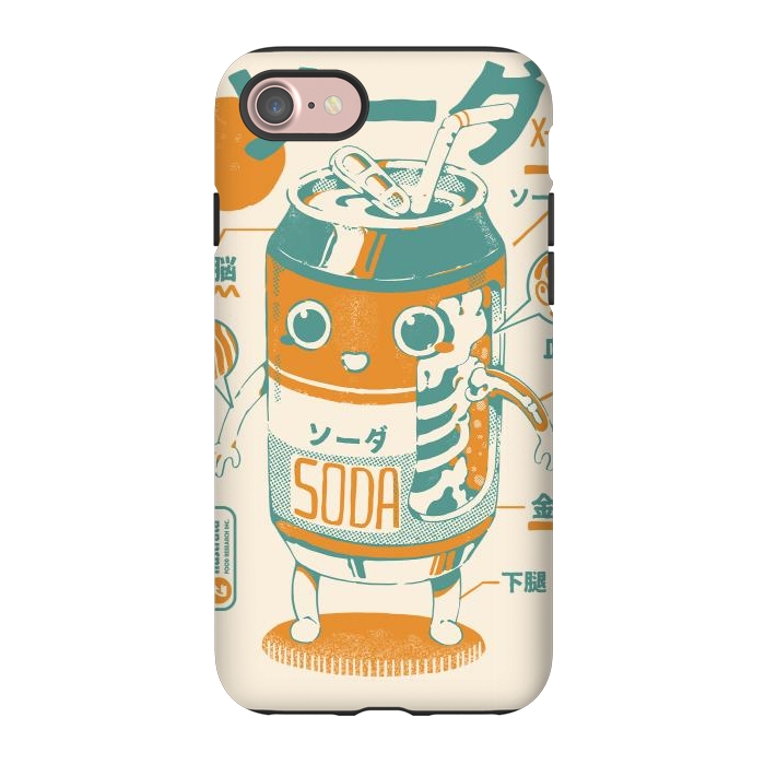iPhone 7 StrongFit Soda Can X-Ray by Ilustrata