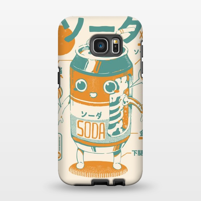 Galaxy S7 EDGE StrongFit Soda Can X-Ray by Ilustrata