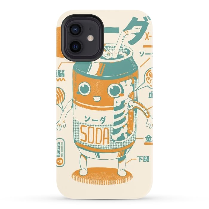 iPhone 12 StrongFit Soda Can X-Ray by Ilustrata