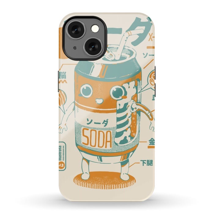 iPhone 13 StrongFit Soda Can X-Ray by Ilustrata