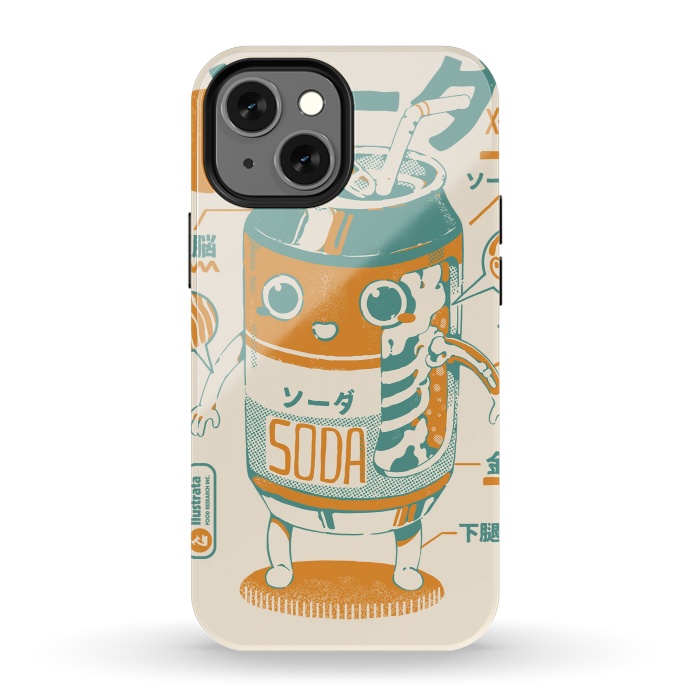 iPhone 13 mini StrongFit Soda Can X-Ray by Ilustrata